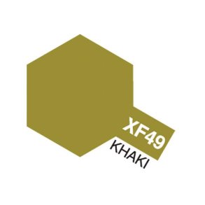 XF-49 Khaki, Acrylic Mini 10 ml (penselmaling, mat) - Tamiya